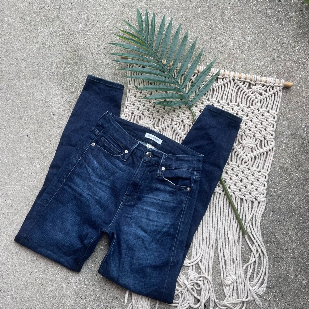 Good American High Rise Cropped Jeans Size 00 / 24